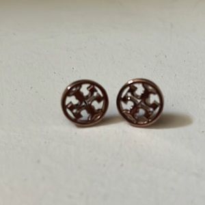 Tory Burch emblem earrings